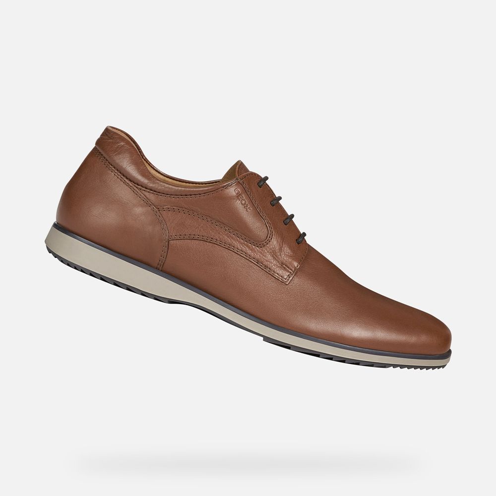 Sapatos Casuais Geox Homem Marrom - Blainey - WJXLQ0912